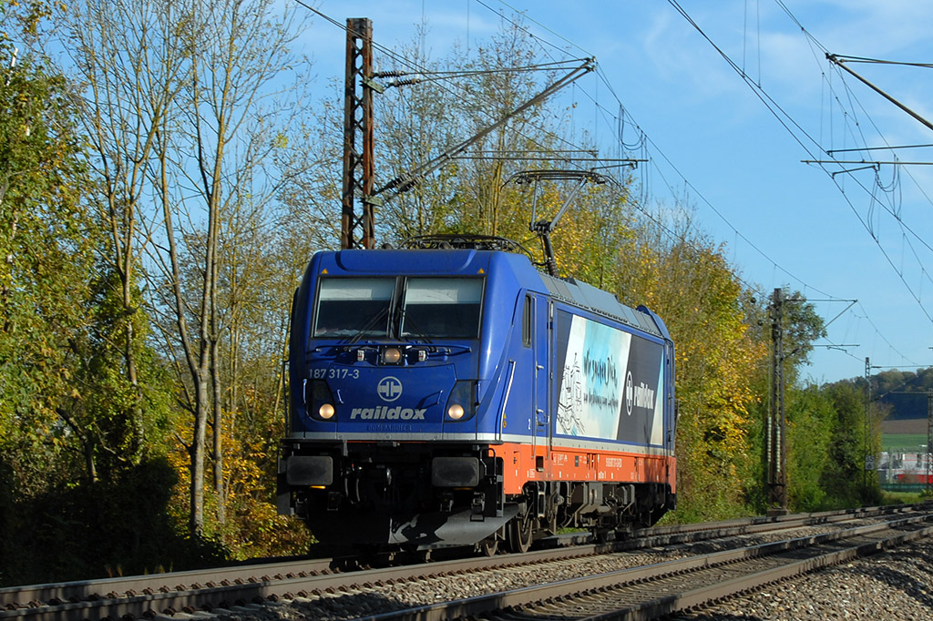 14.10.2017 Streckenabschnitt Uhingen 187 317-3