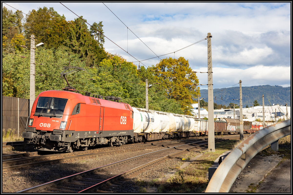 14.10.2021
1116.269 mit einer  Kiste  bei Villach Warmbad. 