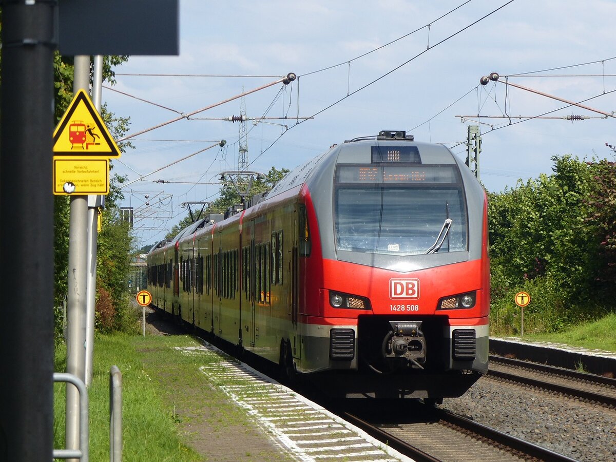 1428 008 als RE42 nach Essen in Münster=Albachten, 28.07.2020