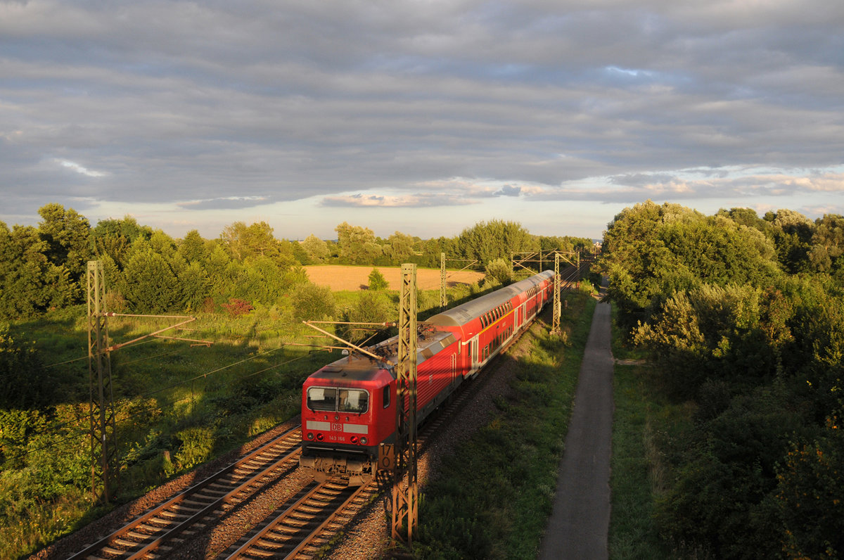 143 166 (RB 75) @ Nauheim am 04.08.17