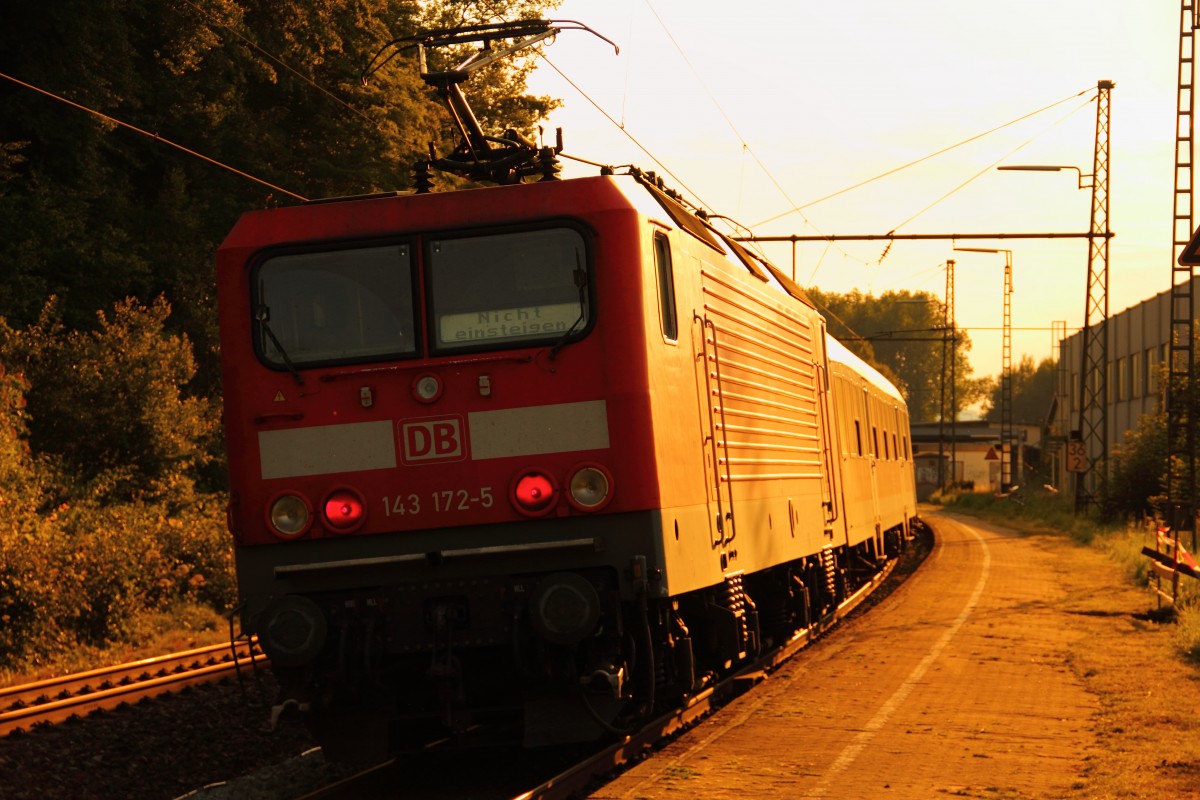 143 172-5 DB Regio in Michelau am 27.07.2011