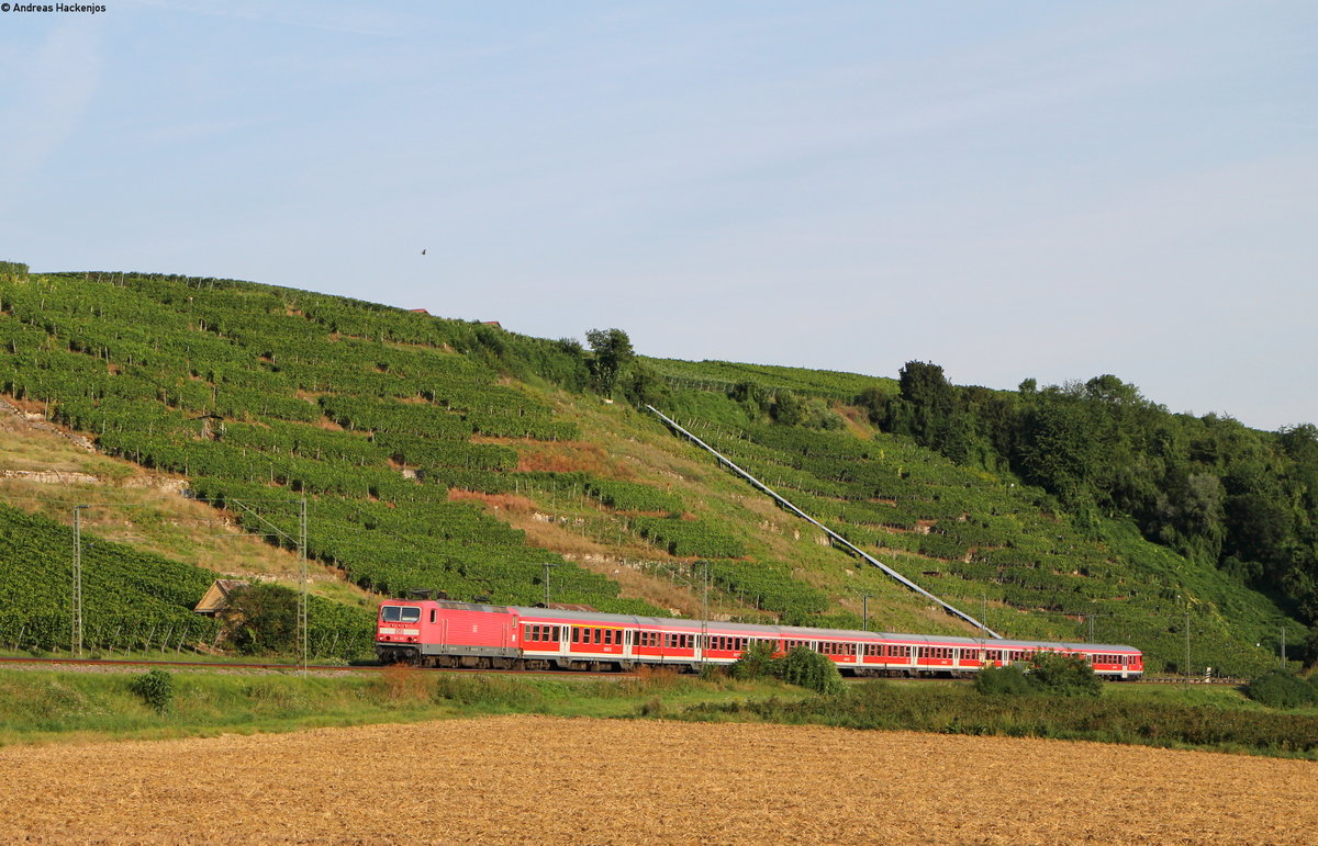 143 201-2 mit der RE 4923 (Würzburg Hbf-Stuttgart Hbf) bei Northeim 16.8.16