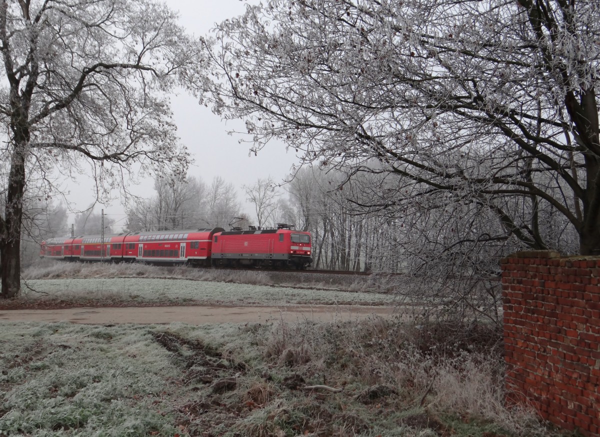 143 xxx zu sehen am 09.12.14 an der Schöpsdrehe bei Plauen/V.