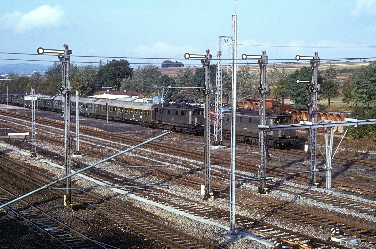  144 057 + 144 018  Eutingen  12.10.74