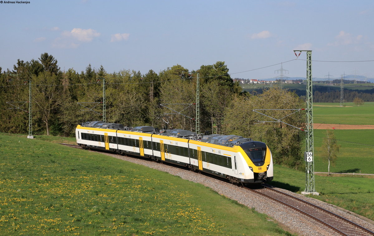 1440 172 als S9724 (Villingen(Schwarzw)-Titisee) bei Bachheim 25.4.20