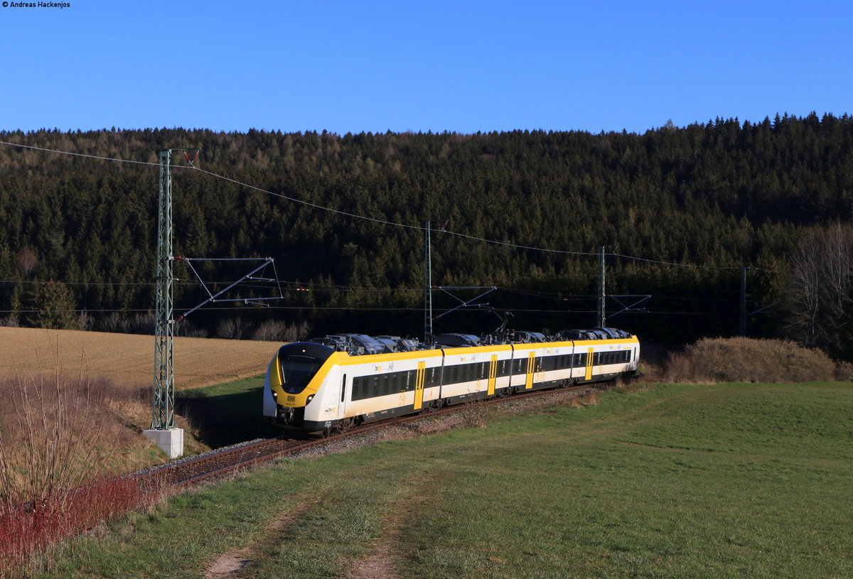 1440 173 als S 9708 (Villingen(Schwarzw)-Freiburg(Brsg)Hbf) bei Unadingen 23.4.21