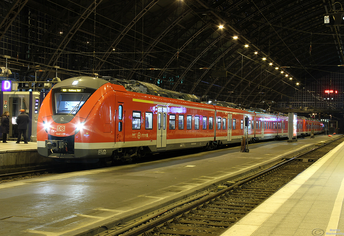 1440 223 als RE8 in Köln Hbf am 02.01.2020
