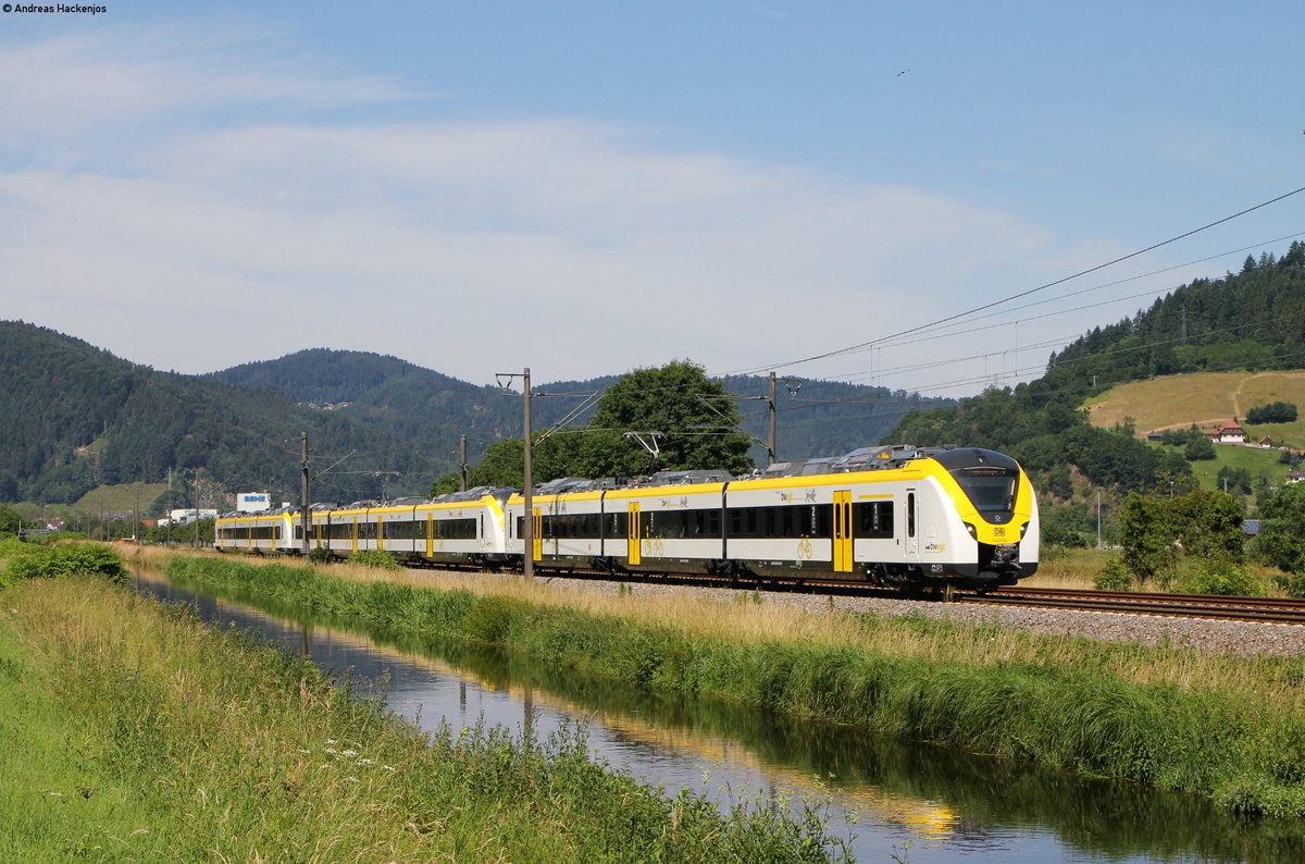 1440 354-7; 1440 171-6; 1440 355-4 als DbZ 92959 (Offenburg-Hausach) bei Haslach 19.6.19