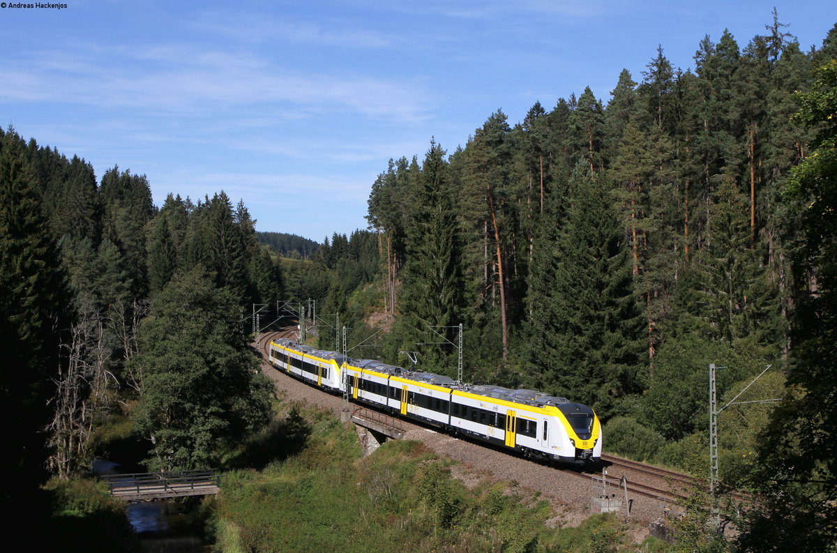 1440 355-4 und 1440 361-2 als Lt 70665 (Freiburg(Brsg)Hbf-Villingen(Schwarzw)) im Groppertal 20.9.19