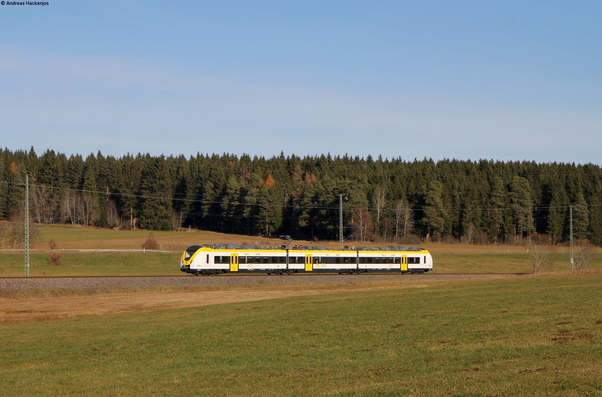1440 358 als RE 29063 (Donaueschingen-Neustadt(Schwarzw)) bei Rötenbach 4.12.19