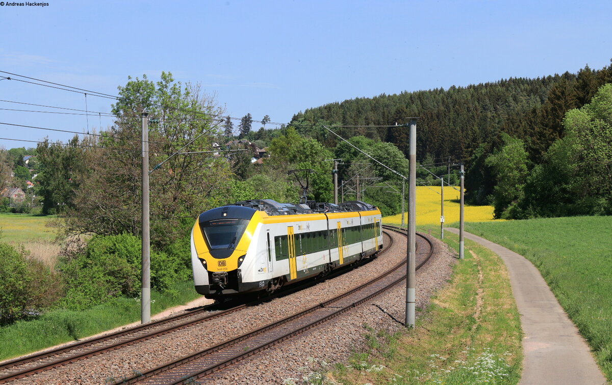 1440 358 als S 9714 (Villingen(Schwarzw) - Freiburg(Brsg)Hbf) bei Grüningen 20.5.22