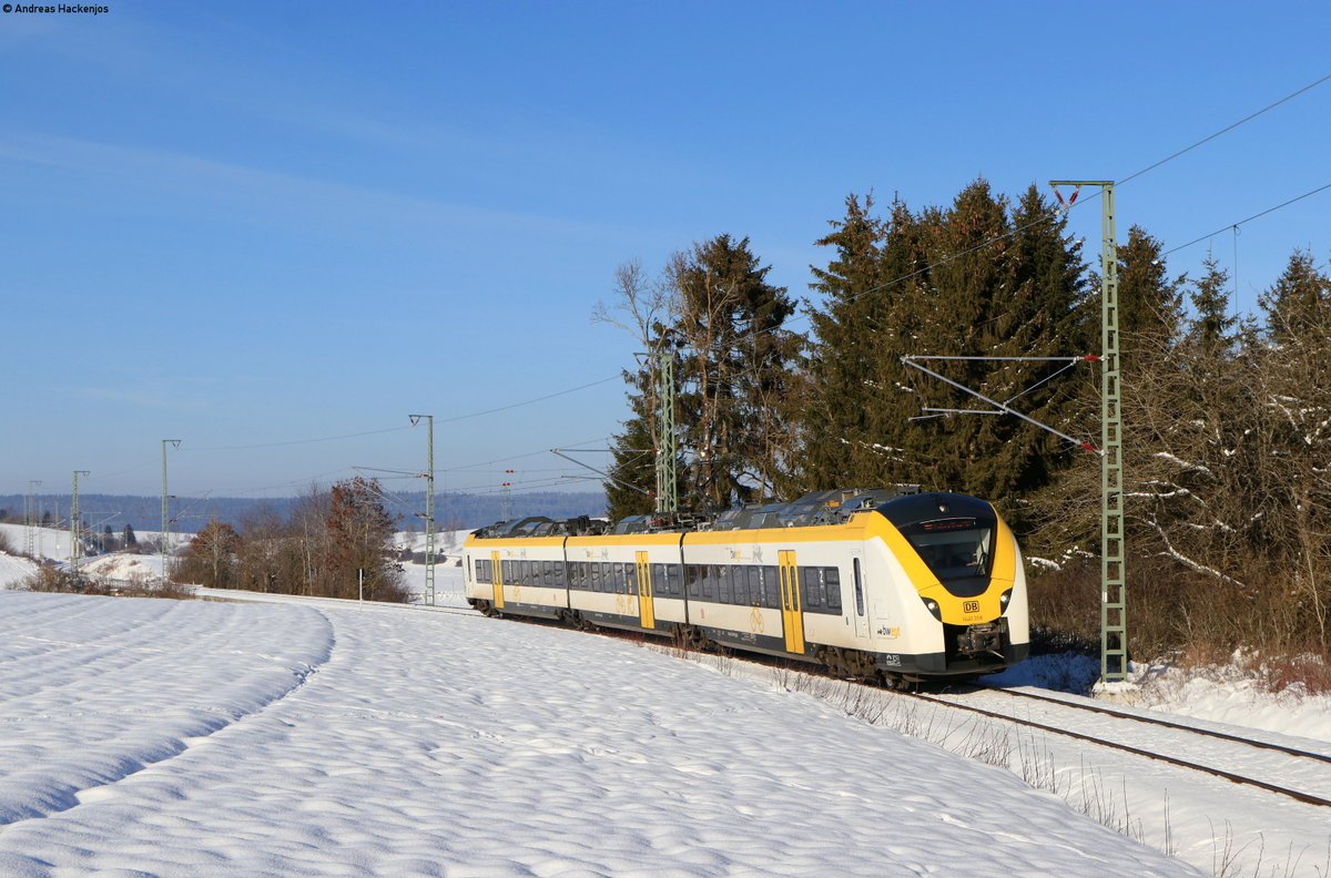 1440 358 als S 9718 (Villingen(Schwarzw)-Freiburg(Brsg)Hbf) bei Bachheim 11.1.21