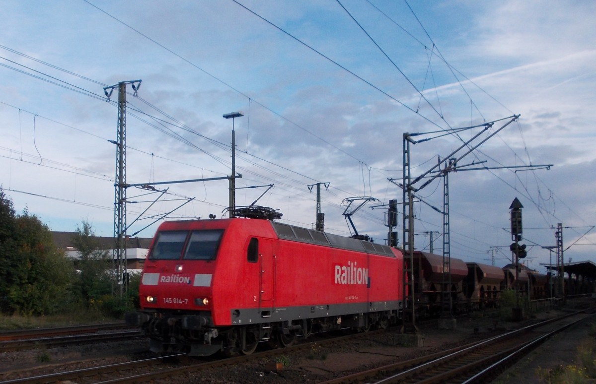 145 014, am 17.09.2013  in Lehrte.