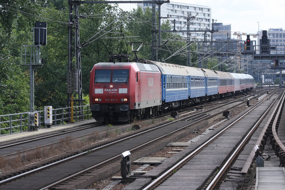 145 015-4 Railion DB Logistics Berlin Tiergarten 30.08.2009