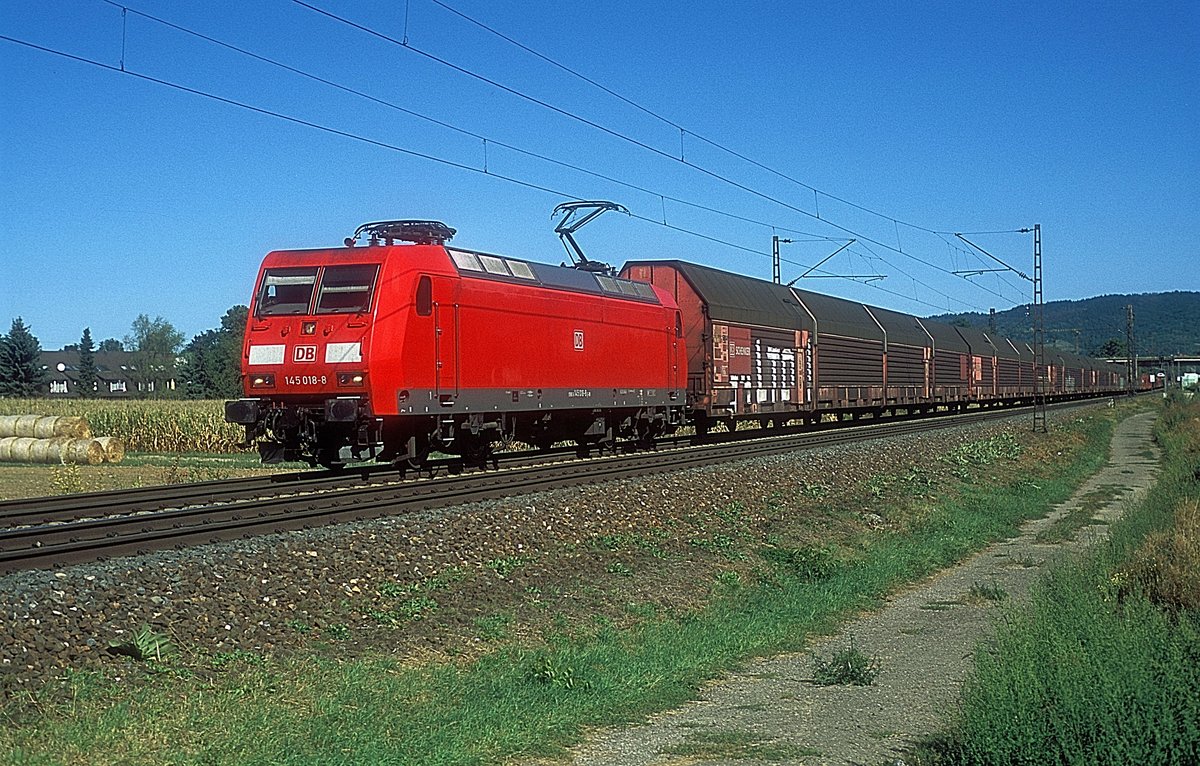 145 018  bei Weinheim  21.09.19