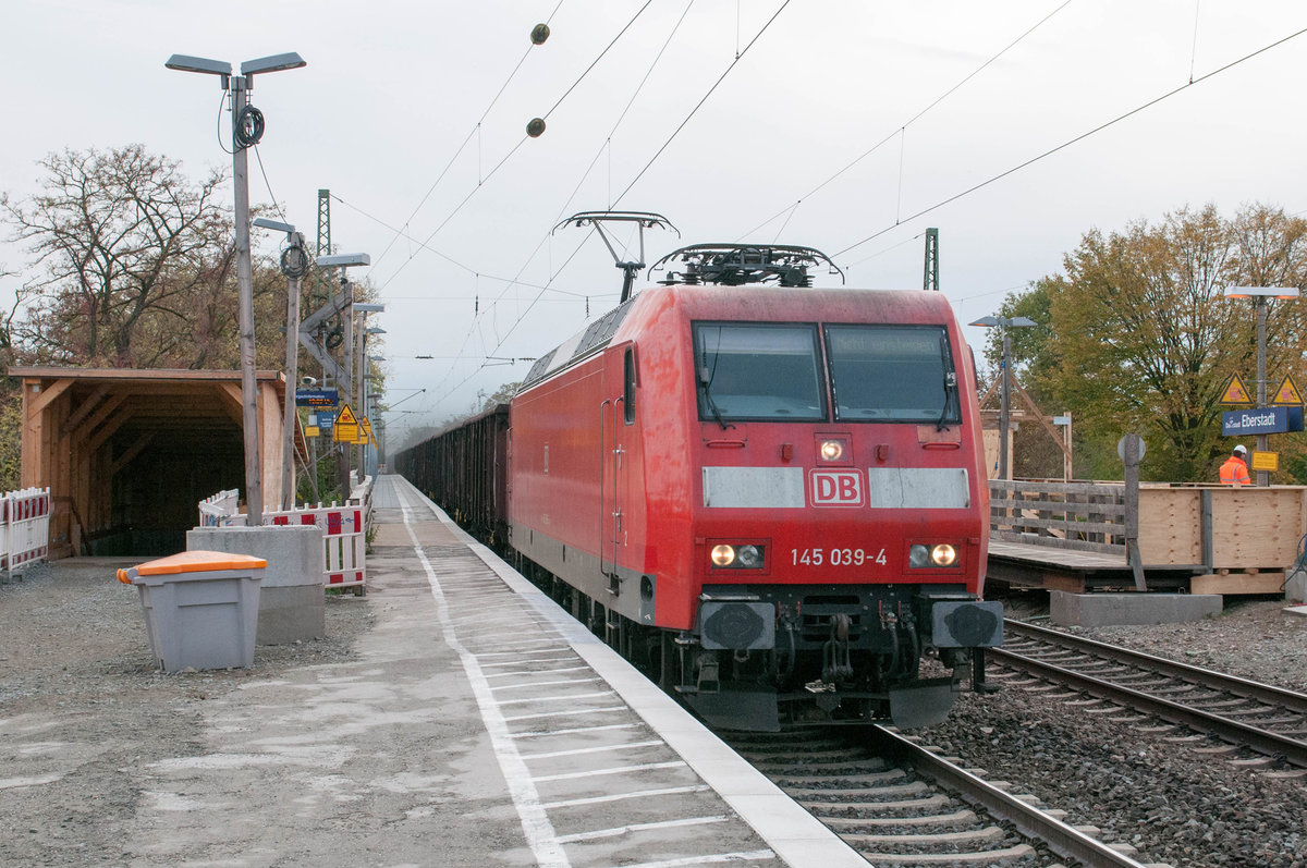 145 039 @ Darmstadt Eberstadt am 31.10.2018