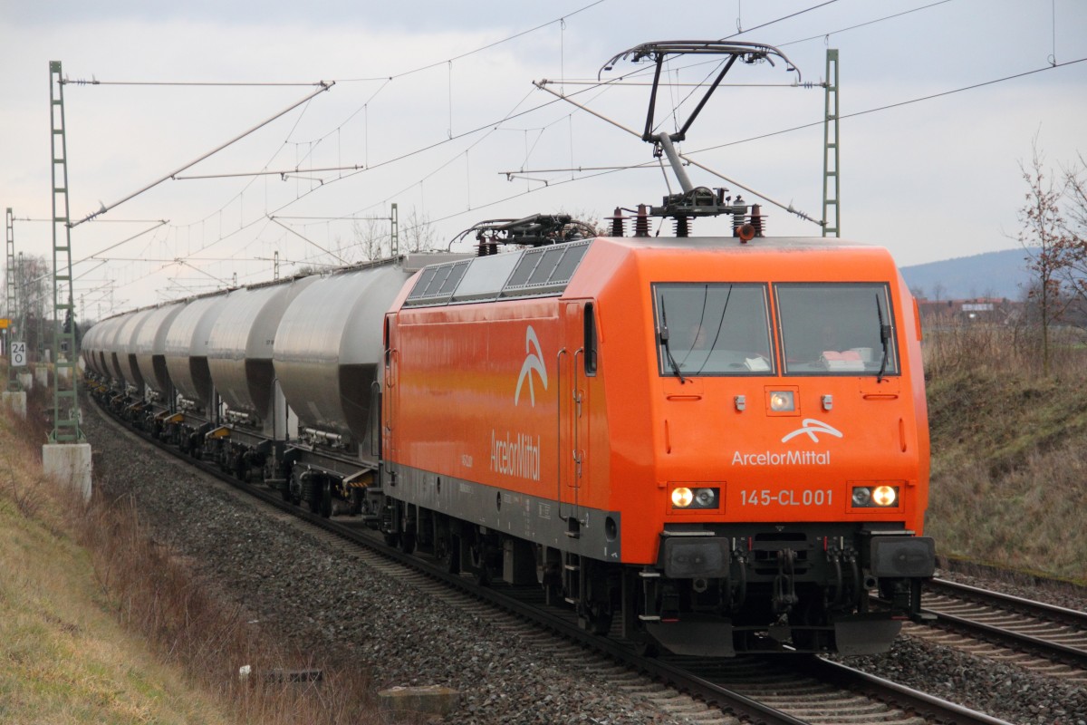 145-CL 001 Arcelor Mittal bei Staffelstein am 19.02.2014.