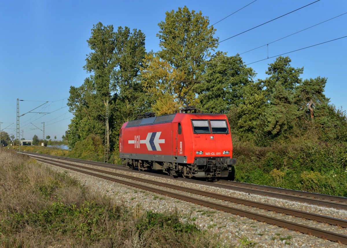 145-CL 011 am 03.10.2013 bei Langenisarhofen.