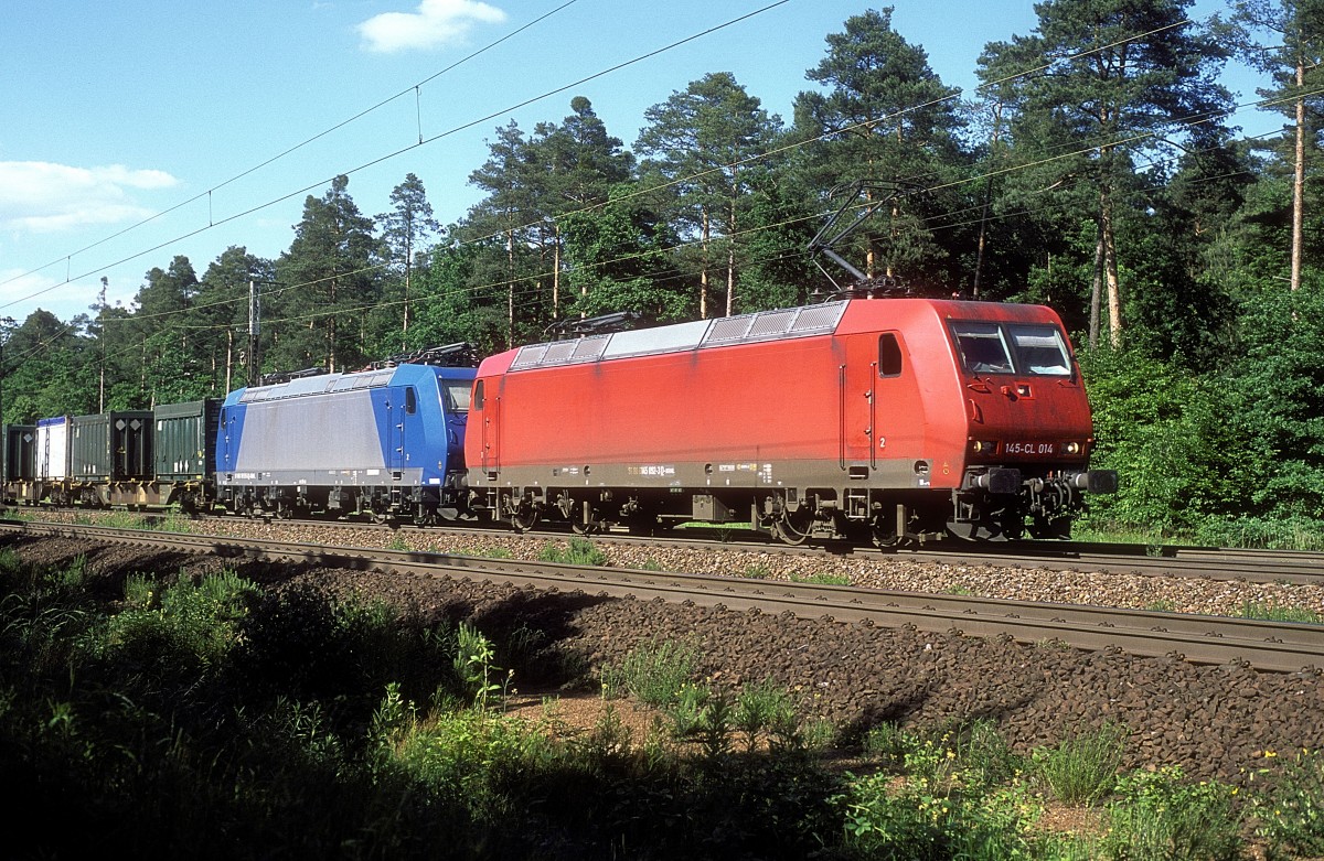 145 CL 014 + 185 525  Graben - Neudorf  06.06.13