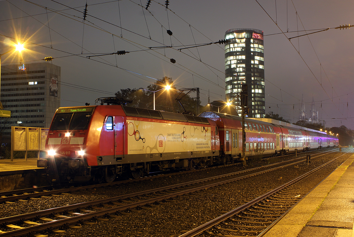 146 017 in Köln Messe/Deutz am 29.10.2014