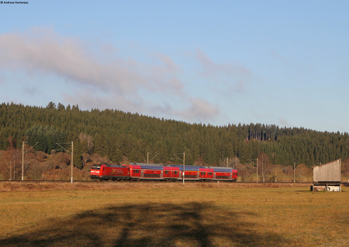 146 113-6 mit dem RE 4713 (Karlsruhe Hbf-Konstanz) bei Aufen 28.11.16