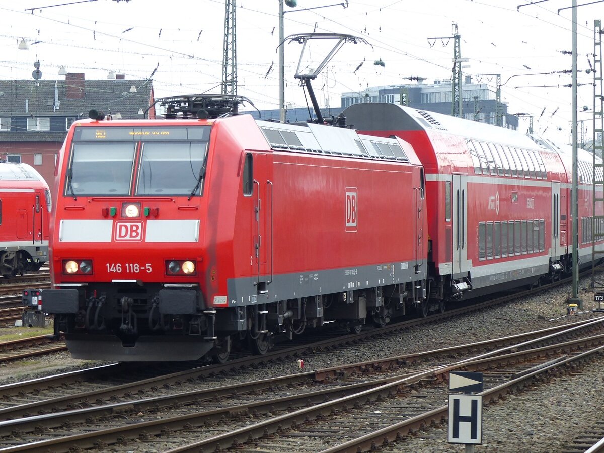 146 118 erreicht Münster mit RE2 aus Düsseldorf, 08.04.16