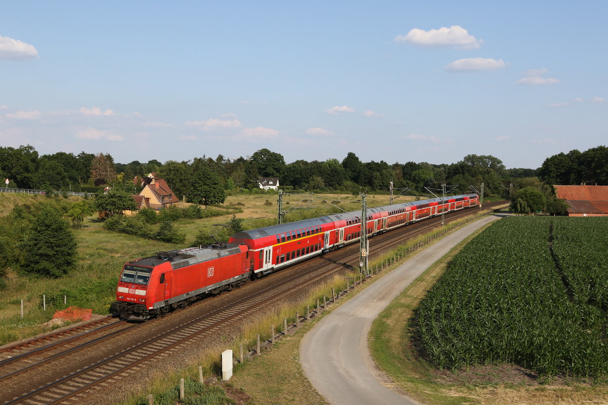 146 126 war am 26. Juni 2020 bei Langwedel auf dem Weg nach Norddeich-Mole.