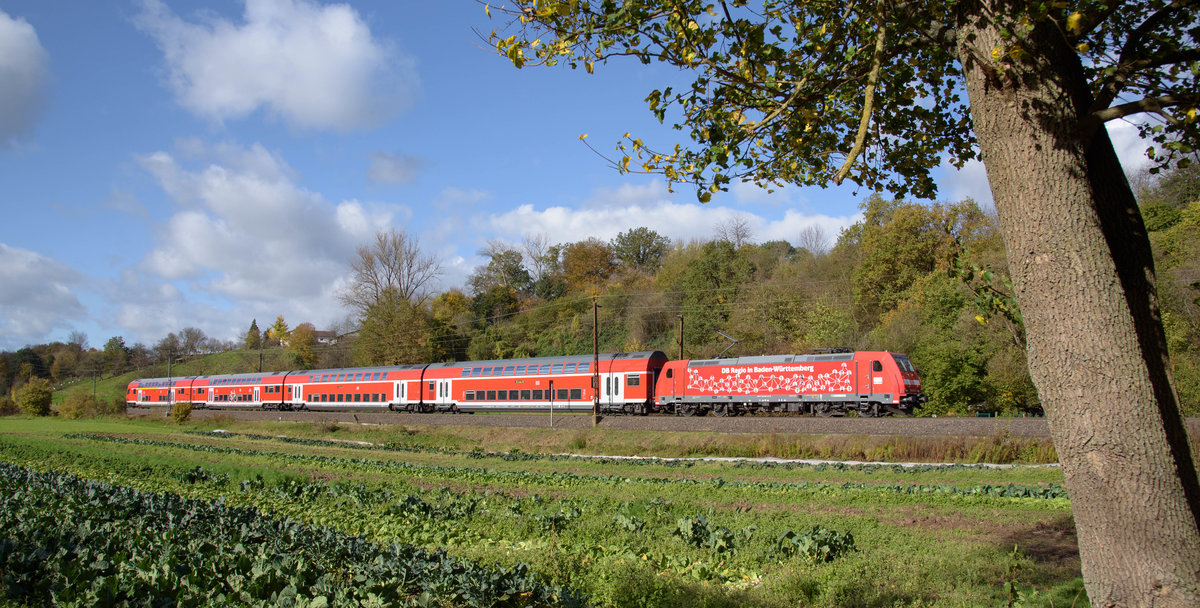 146 208 oder 209 :-) mit IRE 4215 nach Enzisweiler bei Reichenbach an der Fils am 22.10.2017.
