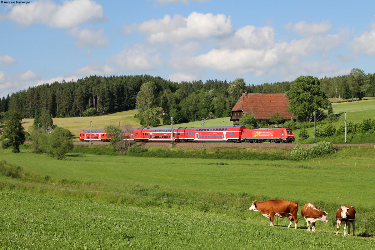 146 226-6 mit dem RE 4733 (Karlsruhe Hbf-Konstanz) bei Stockburg 12.6.17