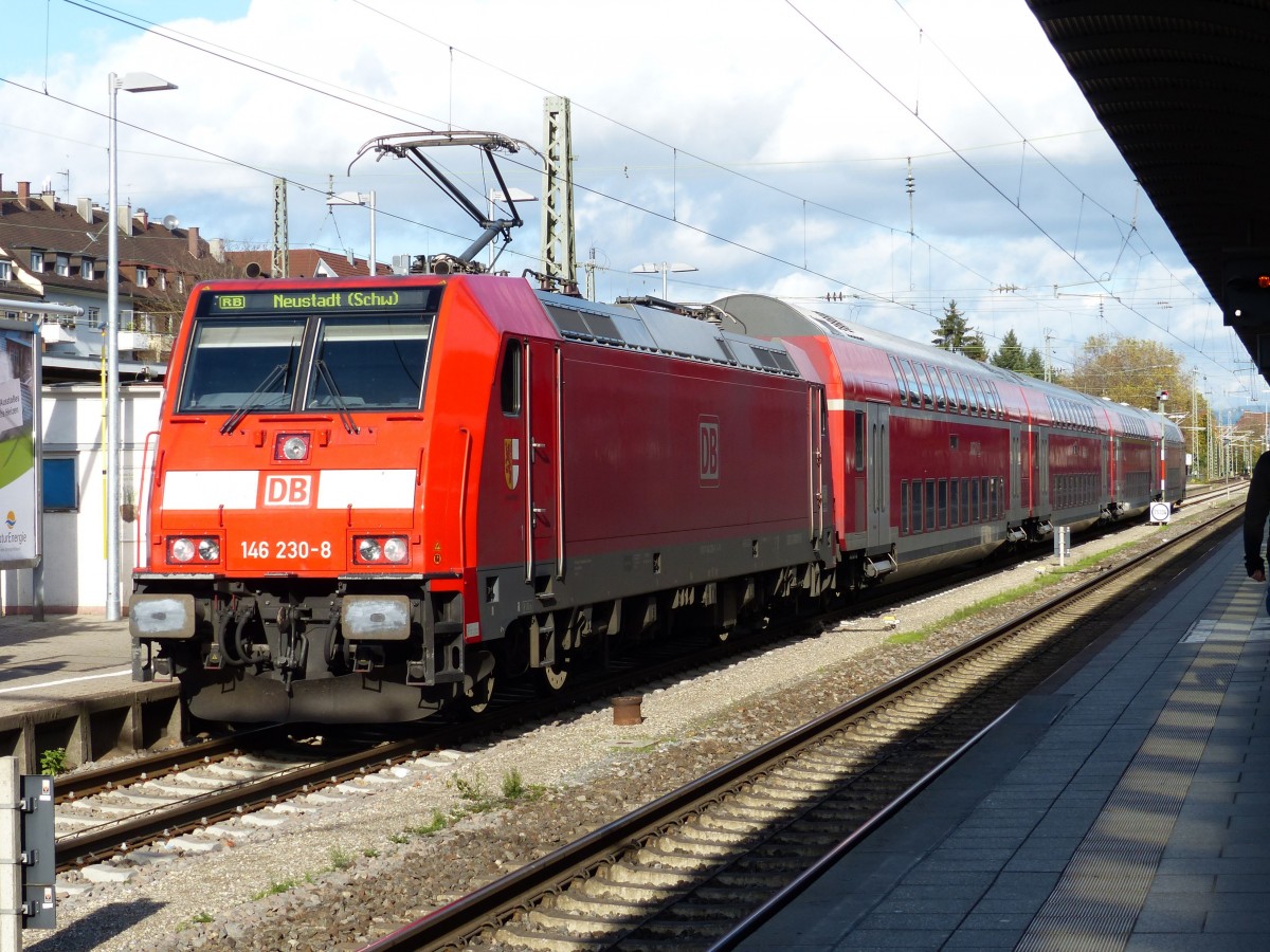 146 230 nach Neustadt(Schwarzwald)am 09.11.2013 in Freiburg(Breisgau).