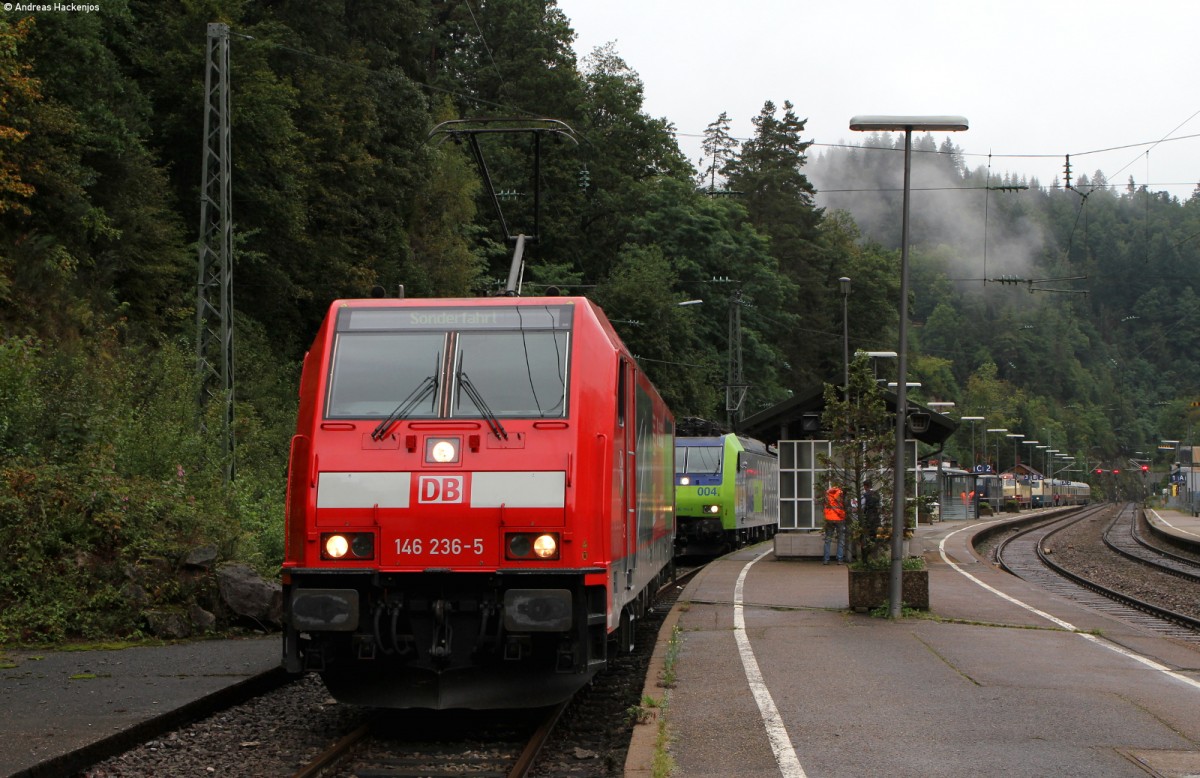 146 236-5  Triberg/Schwarzwaldbahnerlebnispfad  in Triberg 13.9.14