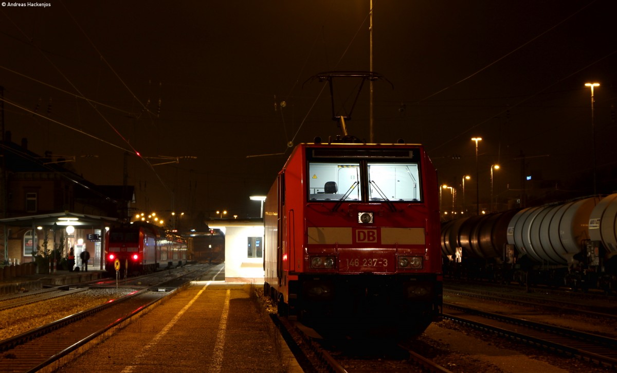 146 237-3  Karlsruhe  in Villingen 20.11.14