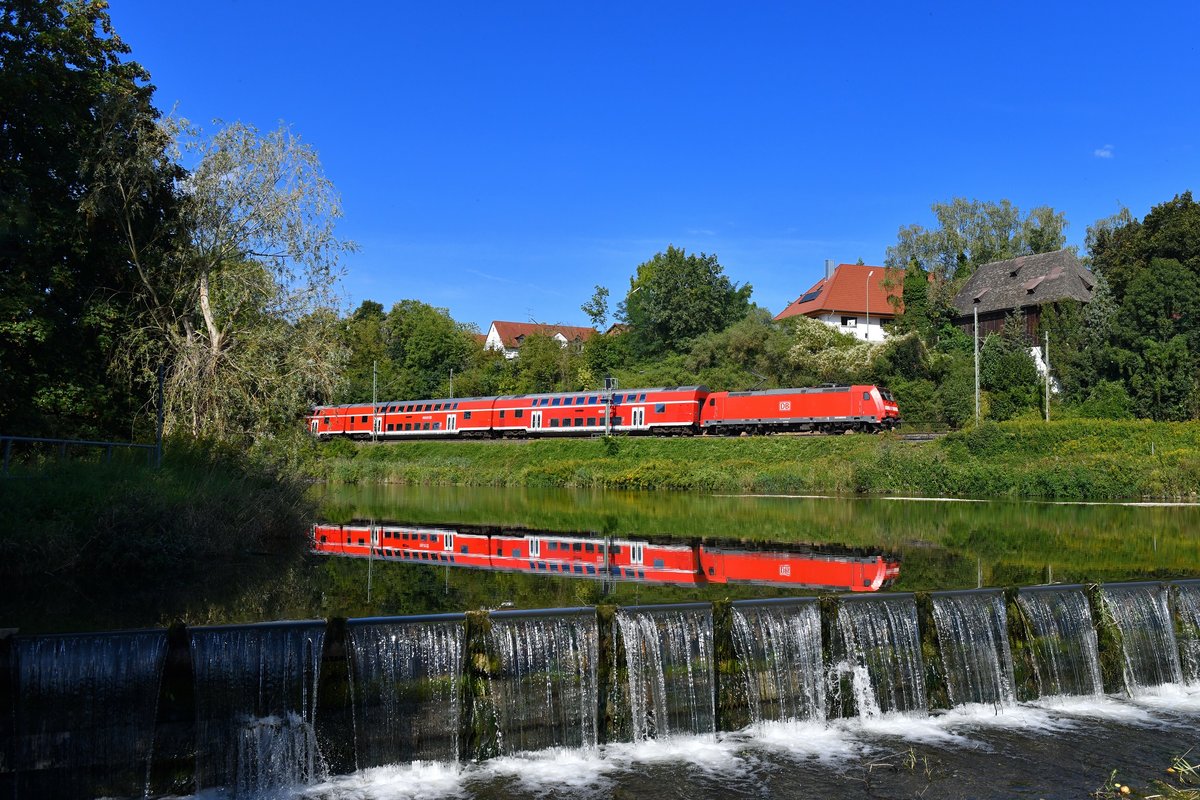 146 241 mit einem RE am 13.08.2018 bei Volkmannsdorf. 