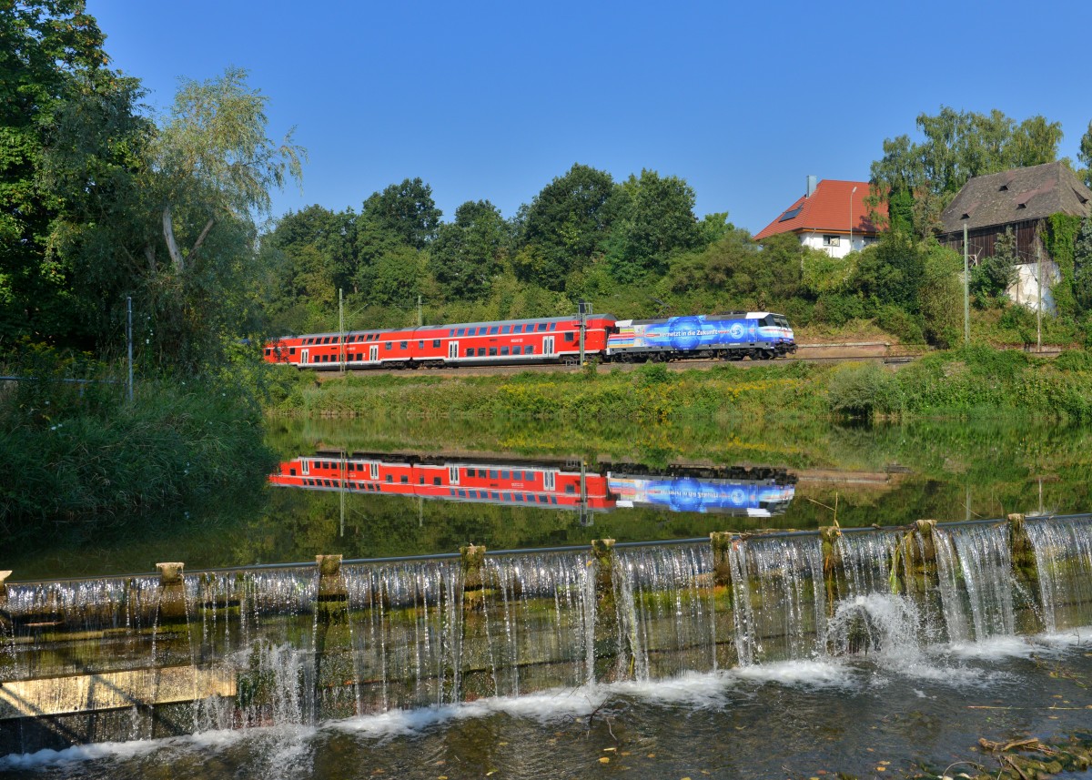 146 247 mit einem RE am 12.08.2015 bei Volkmannsdorf. 