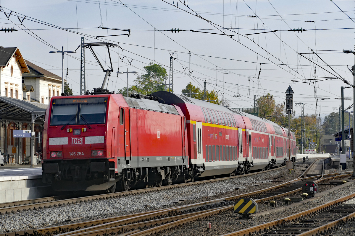 146 264 RB nach Mainz im Bf Remagen - 20.10.2018
