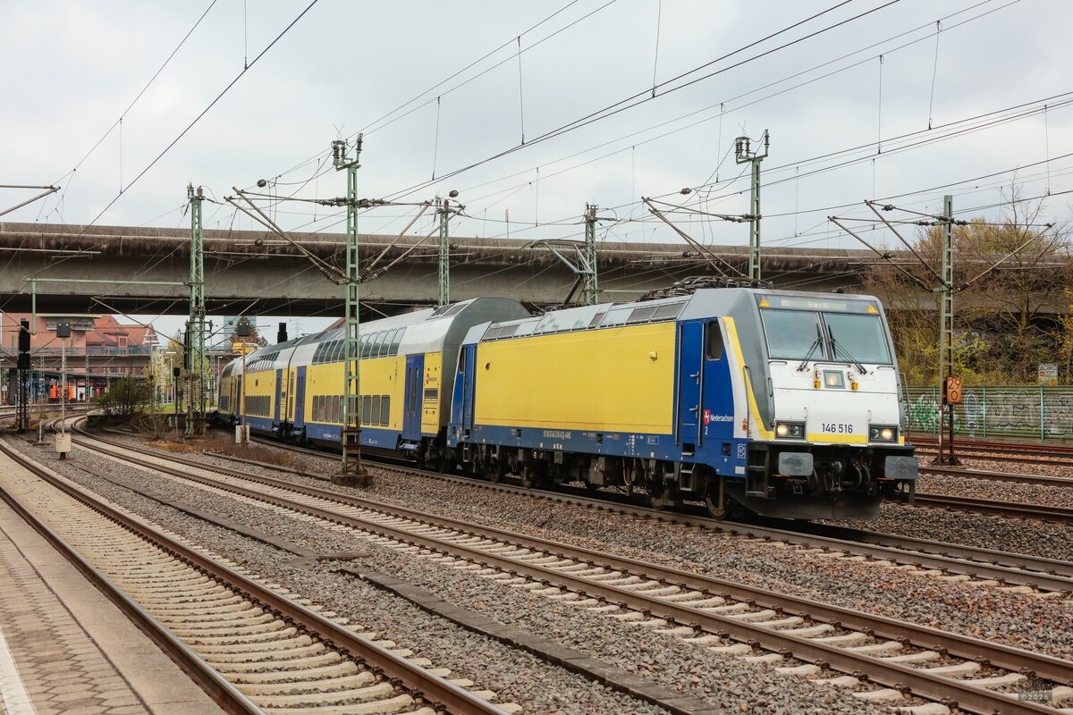 146 516 metronom in Hamburg Harburg, April 2026.
