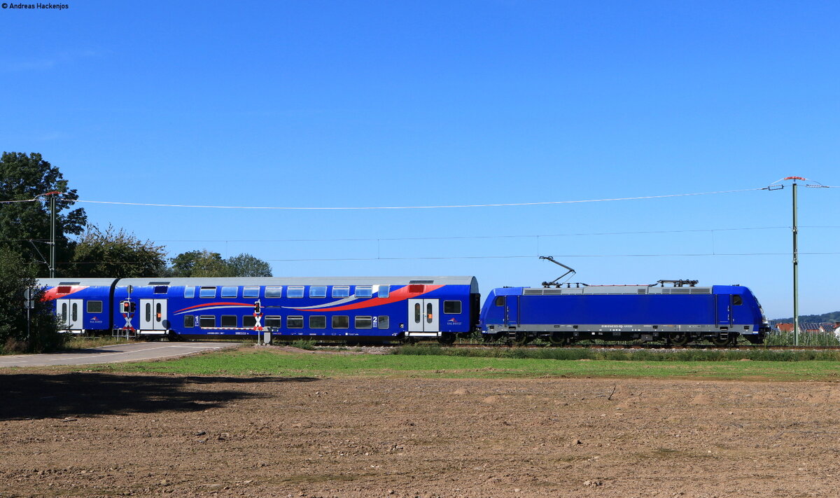 146 522-8 mit der S 88378 (Freiburg(Brsg(Hbf)-Waldkirch) bei Buchholz 23.9.21