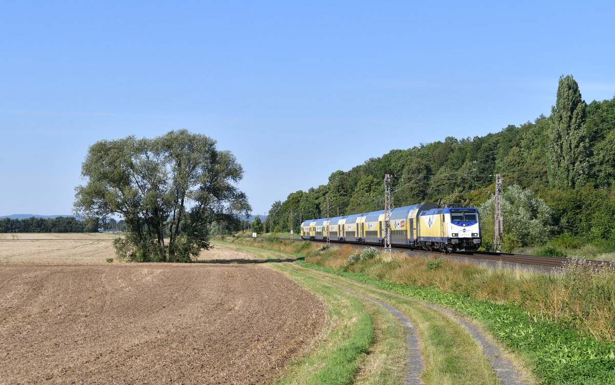 146 534 mit DPN-D 82825 (Uelzen-Göttingen) am 05.08.2020 bei Sudheim