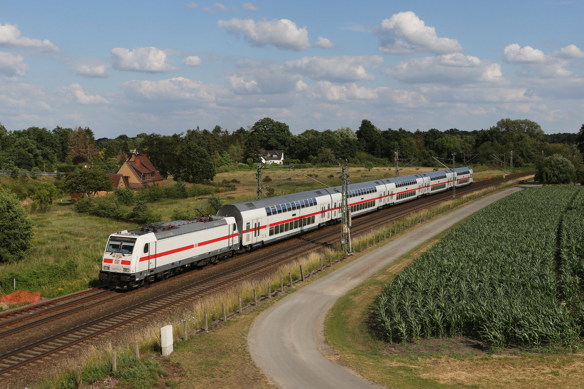 146 572 auf dem Weg nach Bremen am 29. Juni 2020 bei Langwedel.
