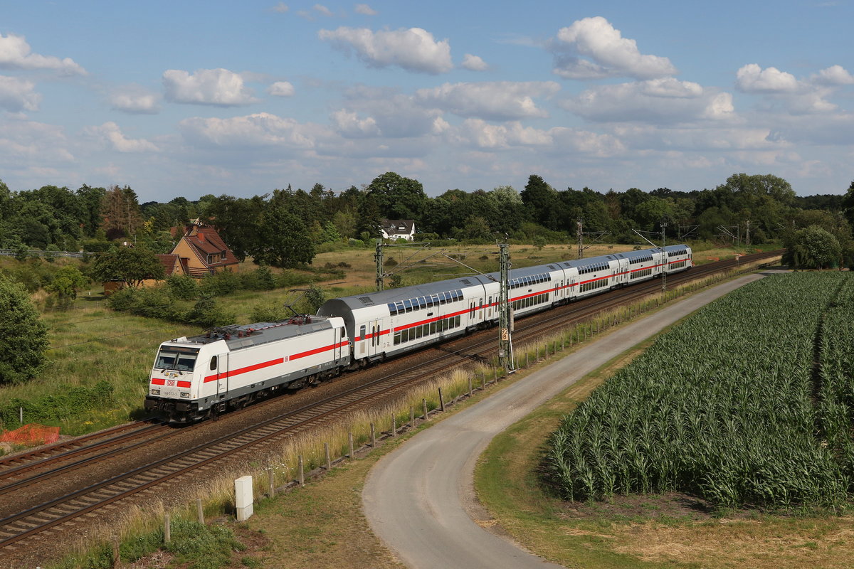 146 572 auf dem Weg nach Bremen am 29. Juni 2020 bei Langwedel.