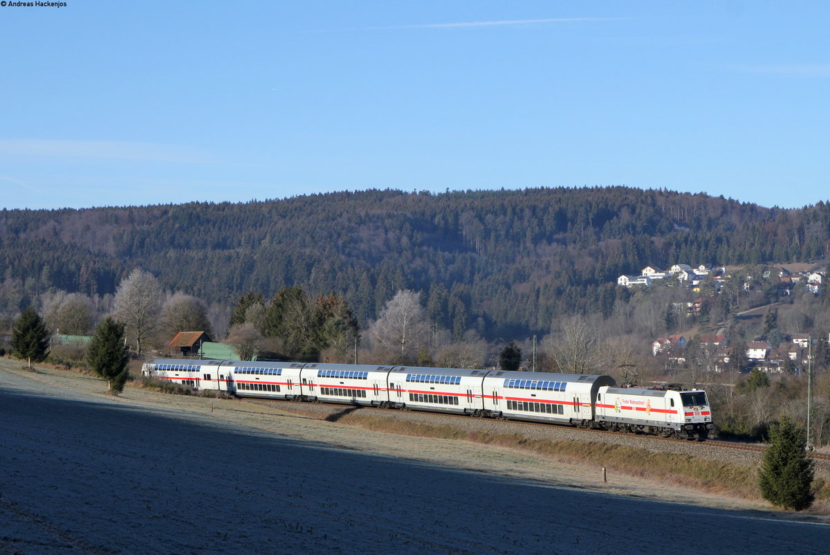 146 576-4 mit dem IC 2280/RE 52280 (Singen(Htw)-Stuttgart Hbf) bei Möhringen 26.12.18
