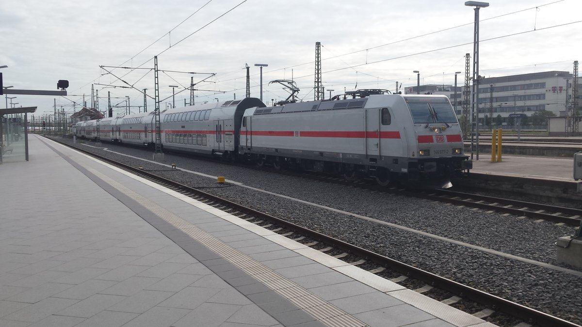 146 577-2 IC2 Einfahrt Leipzig Hbf 21.05.2016