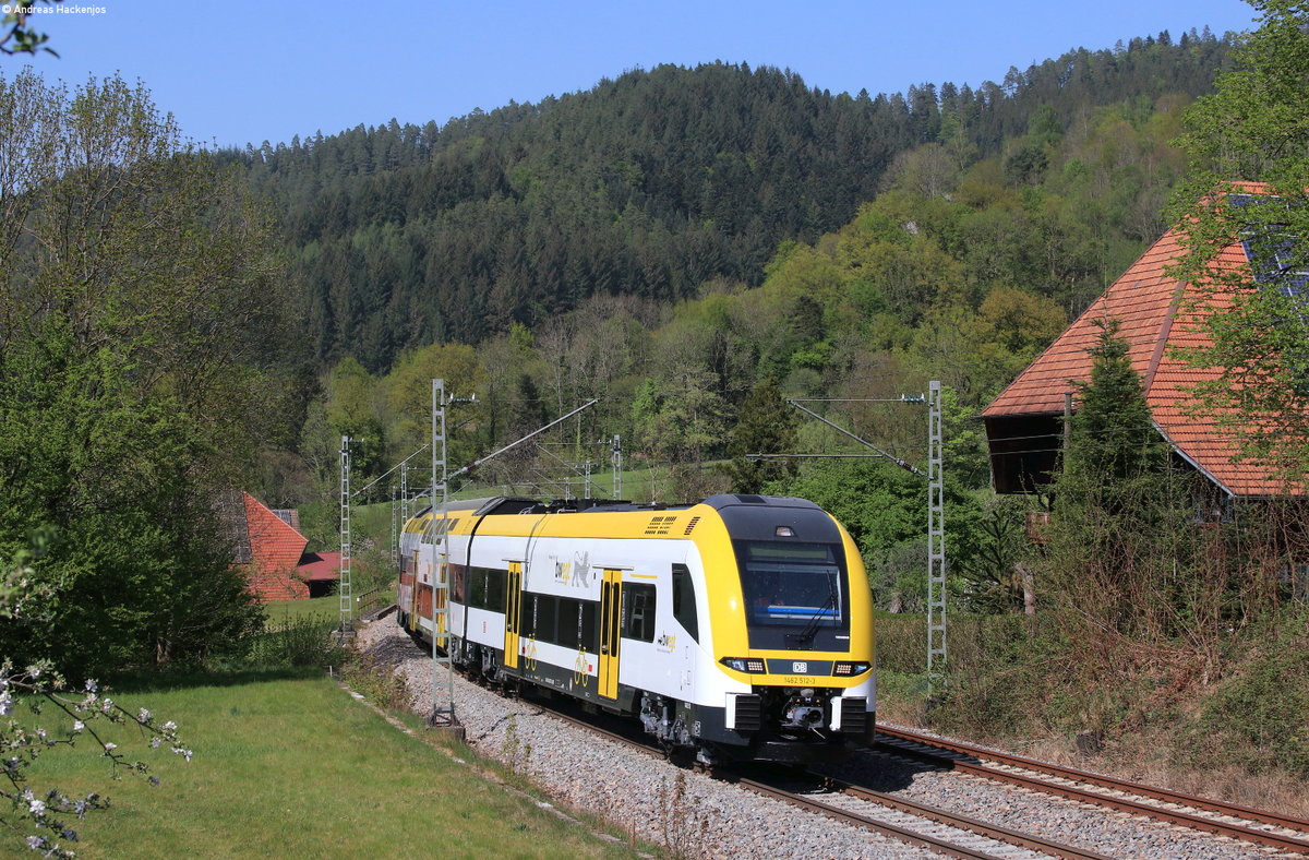 1462 012-4 als Lr 70690 (Offenburg-Villingen(Schwarzw)) bei Gutach 20.4.20