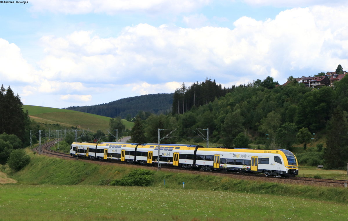 1462 015 als Lr 706** (Freiburg(Brsg)Hbf-Villingen(Schwarzw)) bei St.Georgen 14.7.20