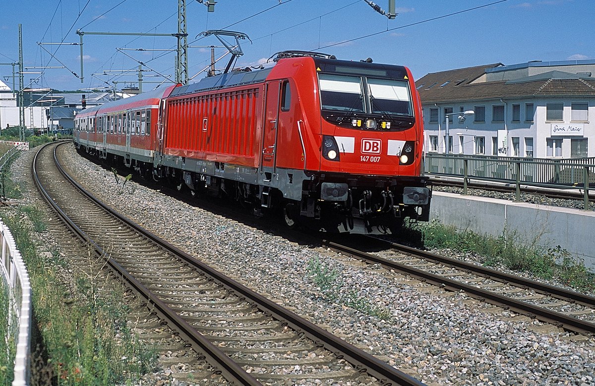 147 007  Stg. - Feuerbach  09.08.17