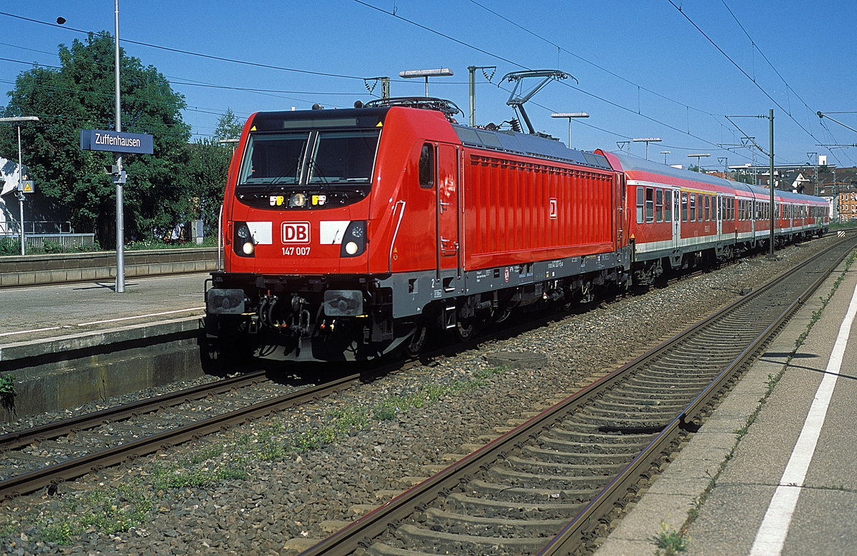 147 007  Stg. - Zuffenhausen  09.08.17