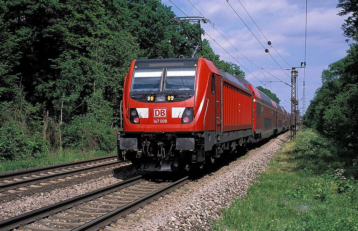147 008  bei Mühlacker  25.05.17