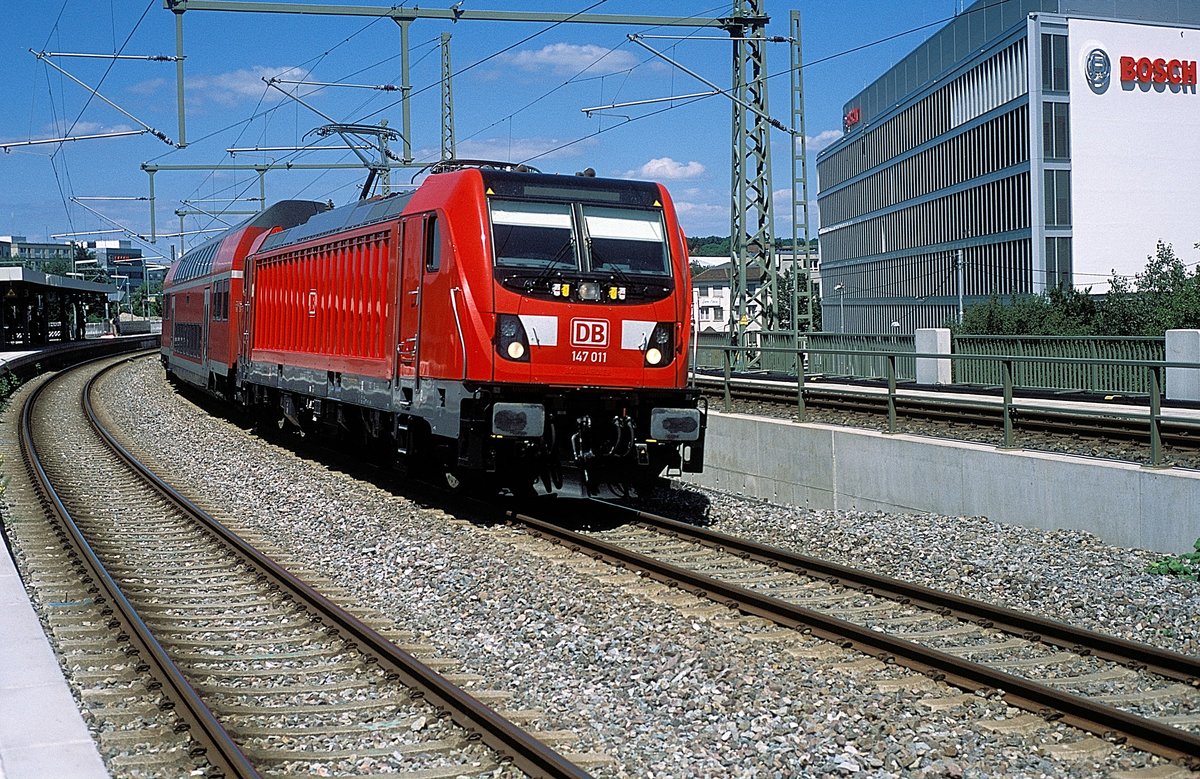 147 011  Stg. - Feuerbach  09.08.17