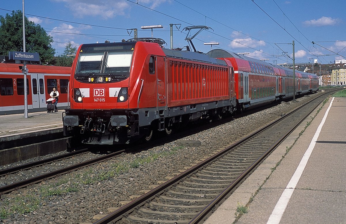 147 015  Stg. - Zuffenhausen  09.08.17