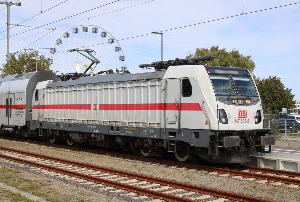 147 569-8 mit IC2239(WWM-LL)am Mittag des 11.09.2026 in Warnem�nde.